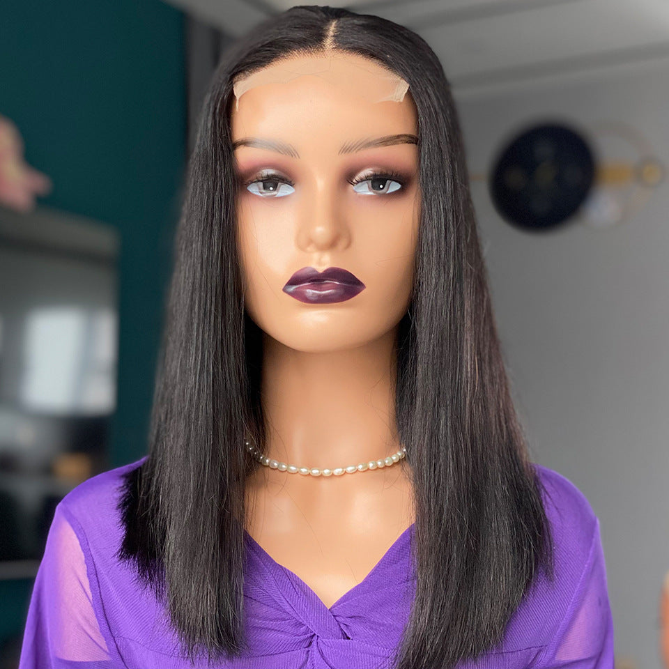 Chic Look 100% Malaisia Human Hair Double Drawn, Straight Hair Wig