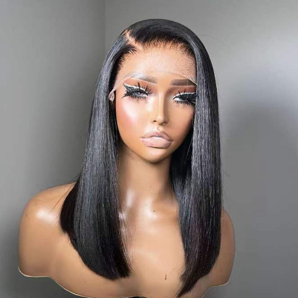 Luxurious wig boasts 200 Density Bob Human Hair Wigs